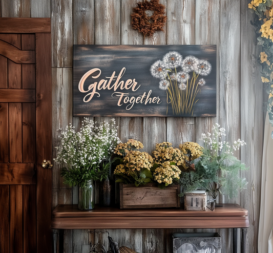 Home wall art: Gather Together V2