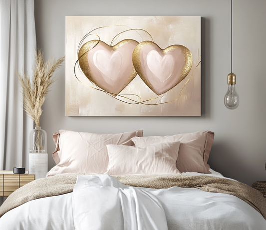 Home Wall Art: Twin Hearts