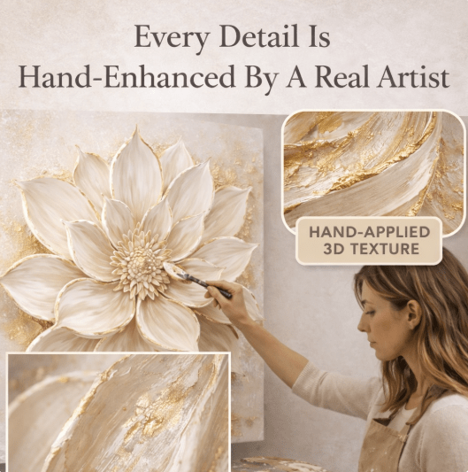 Artist Hand - Embellished (3D Finish) - Sense for Decor