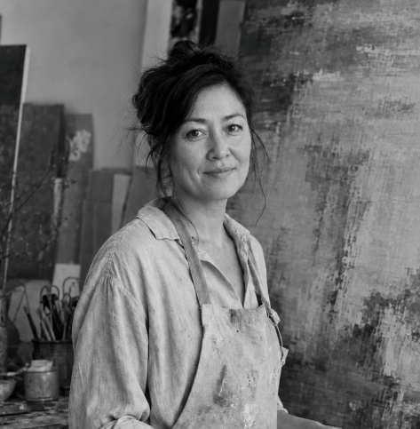 Lena Mori in her studio