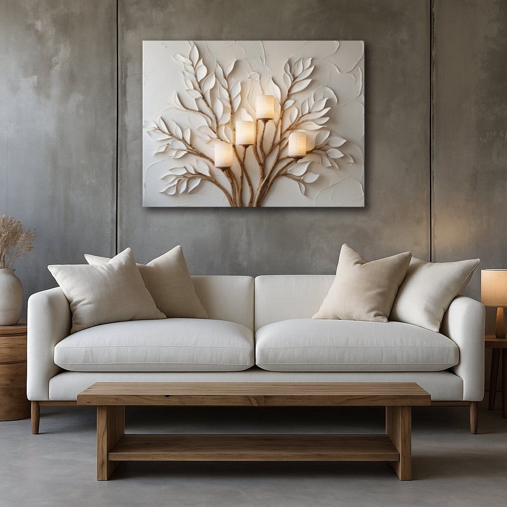 Luminous Roots Tree - Inspired Canvas Wall Art - Sense for Decor