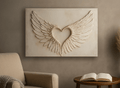 Wings Of Hearts  12W x 8H  Inches