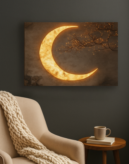 🎁 Moon Love  12W x 8H  Inches (100% off) $70