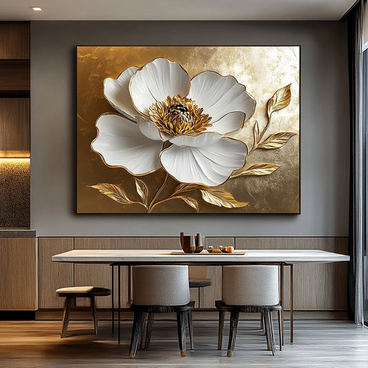 Home Wall Art: Ethereal Bloom V9