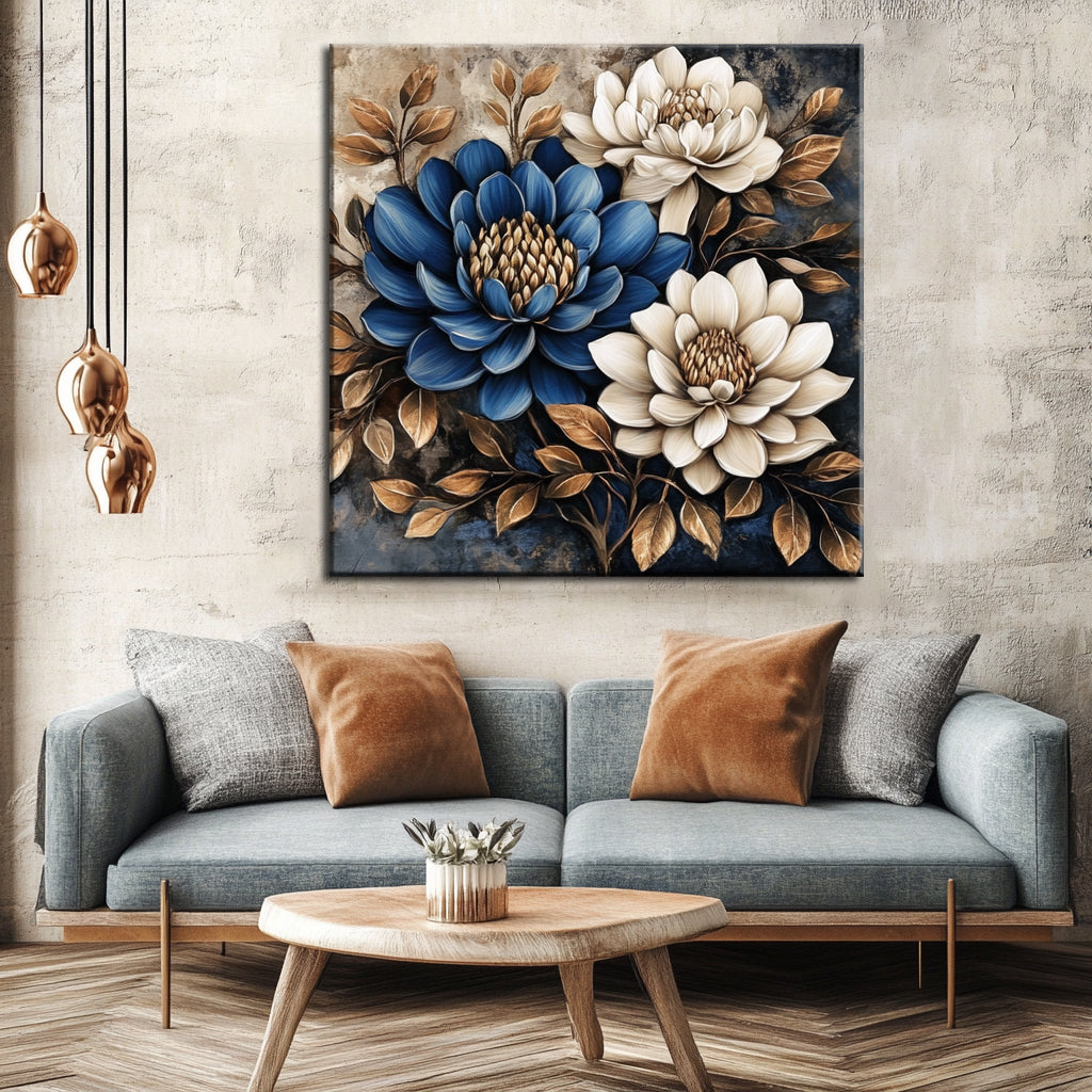 Nature Wall Art: Floral Symphony V16