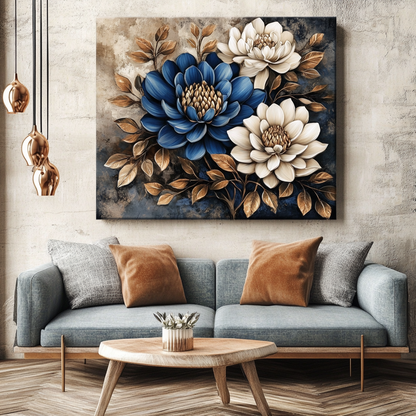Nature Wall Art: Floral Symphony V16