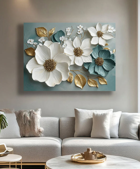 Nature Wall Art: Floral Symphony V2