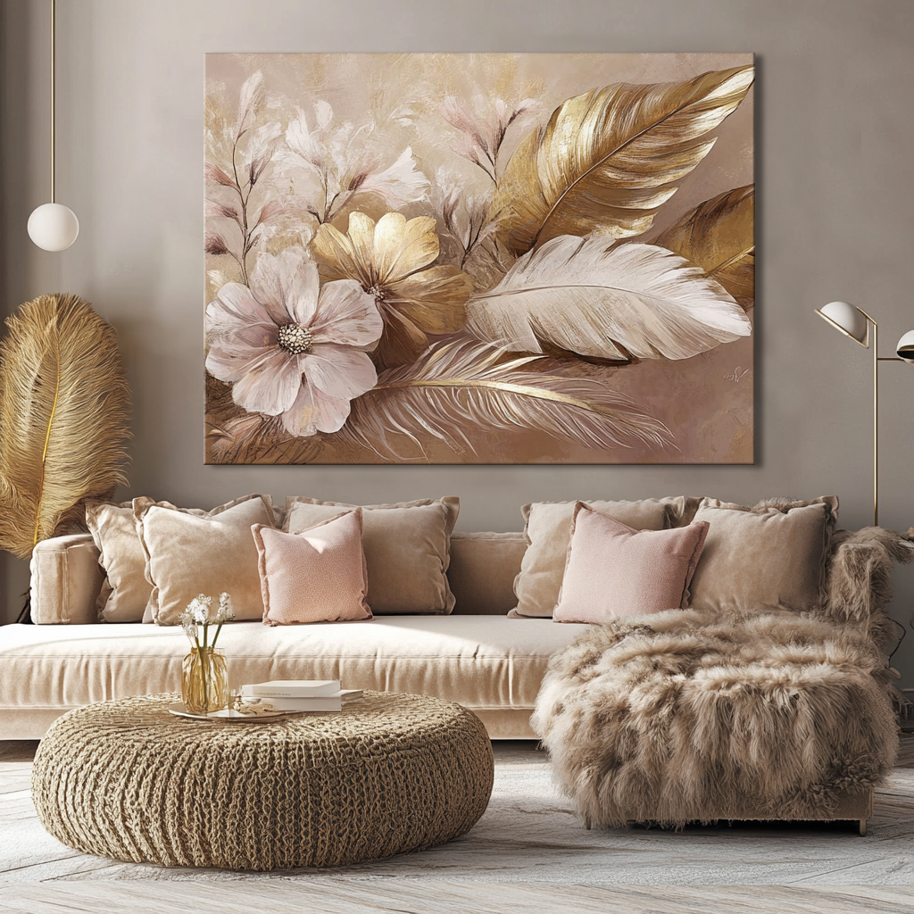 Nature Wall Art: Floral Symphony V8