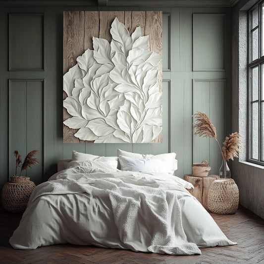 Whispering Leaves - Elegant Botanical Wall Art