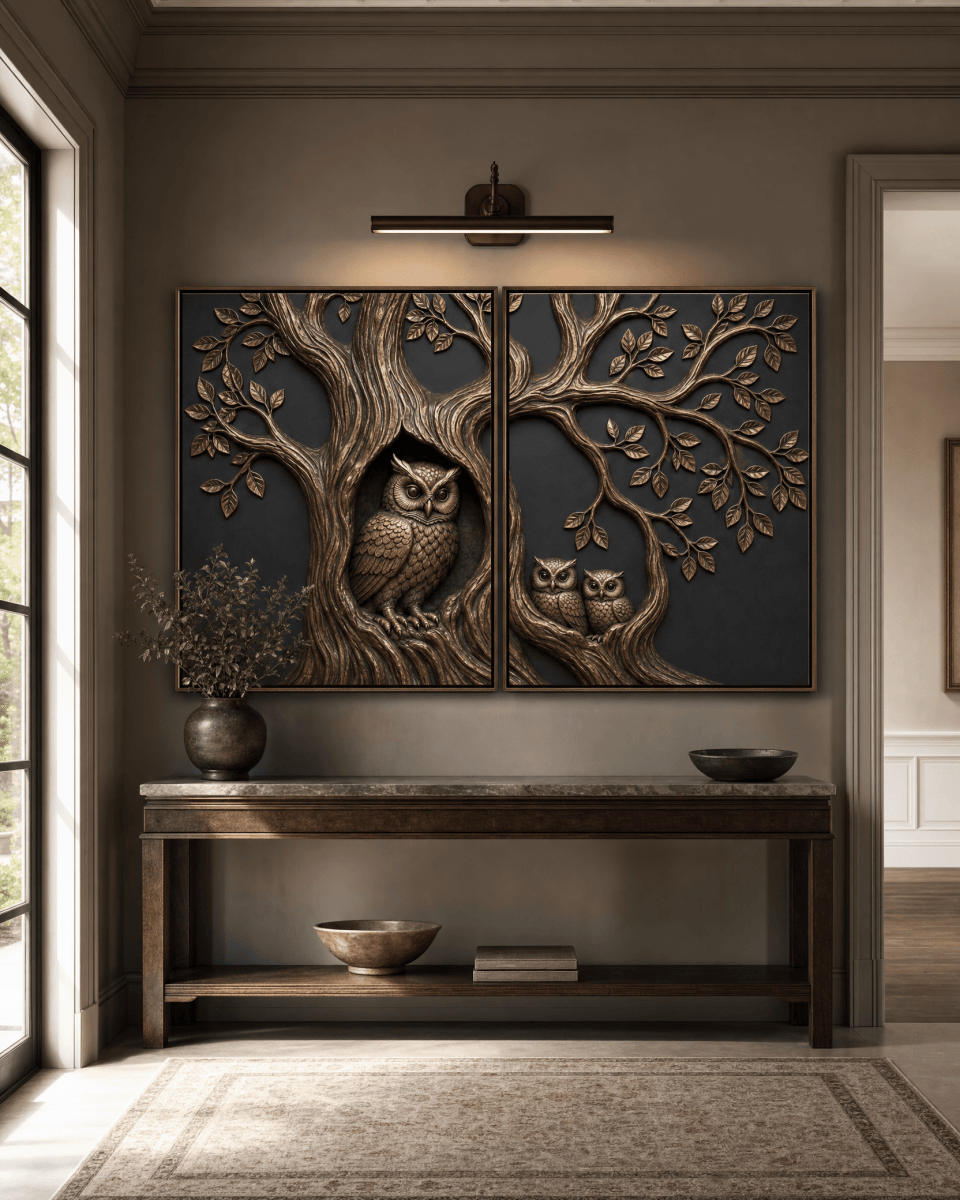 Black and Gold Wild Animals Wall Art – Luxury Canvas Wall Decor - Sense for Decor