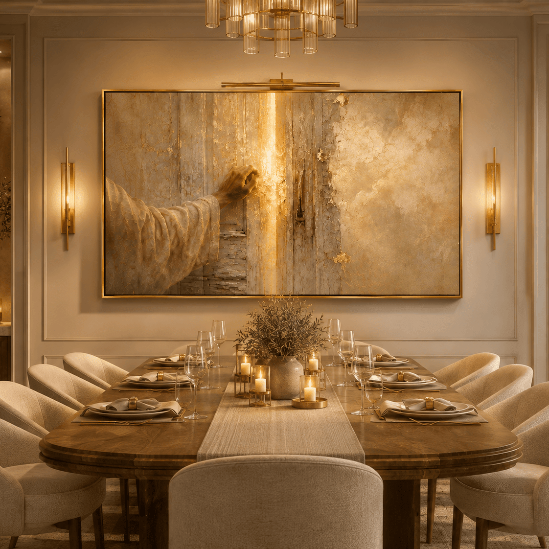 Christian Wall Art – He’s Still at the Door - Sense for Decor