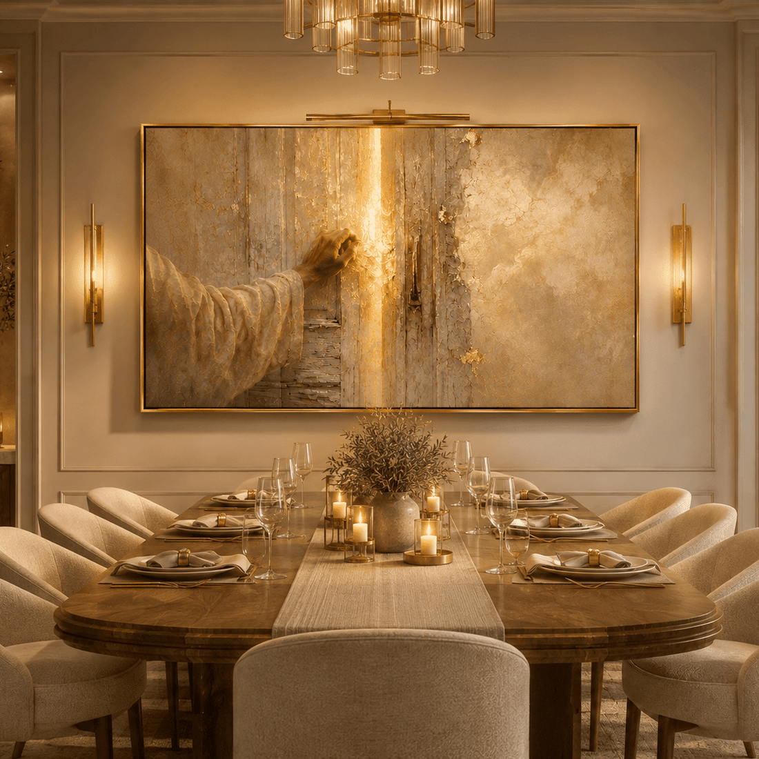 Christian Wall Art – He’s Still at the Door - Sense for Decor