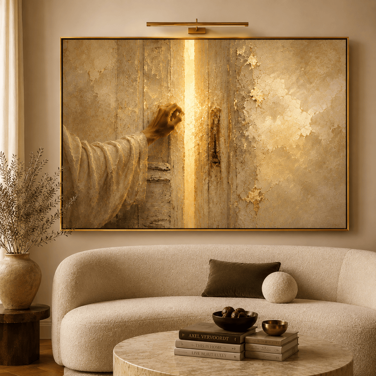 Christian Wall Art – He’s Still at the Door - Sense for Decor
