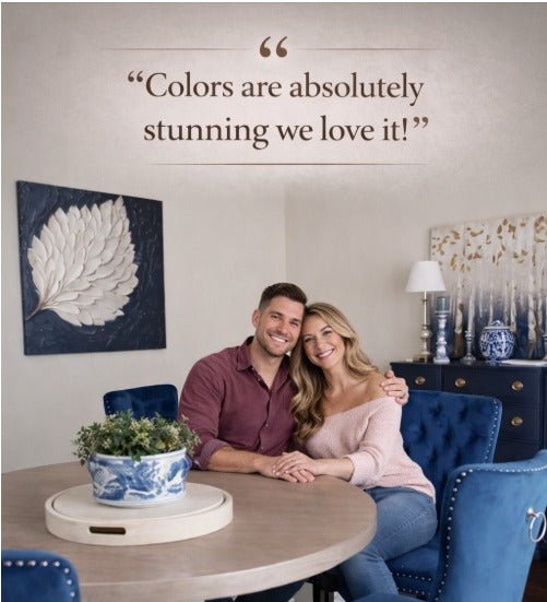 Elegant Leaf Wall Art – Large Modern Canvas for Home and Living Room Decor - Sense for Decor