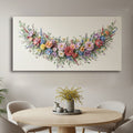 Floral Symphony V30 Wall Art – Vibrant Botanical Canvas for Elegant Interiors