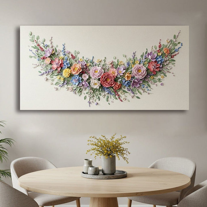 Floral Symphony V30 Wall Art – Vibrant Botanical Canvas for Elegant Interiors - Sense for Decor