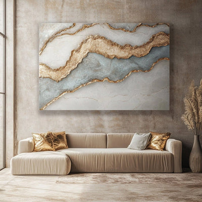 Golden Fracture V9 – A Bold Expression of Elegance & Strength - Sense for Decor