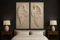 Heavenly Grace – Angel Wings Dual Panel Wall Art Canvas
