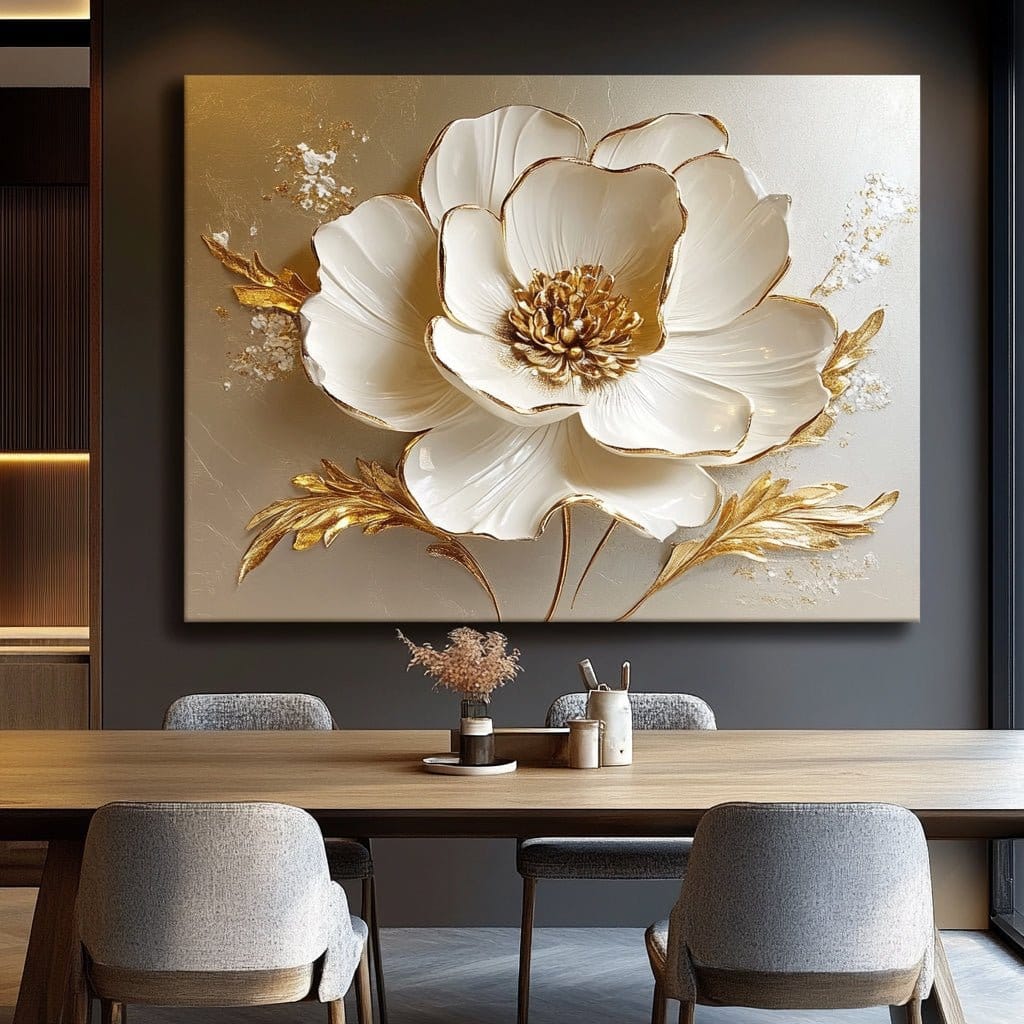 Home Wall Art: Ethereal Bloom V10 - Sense for Decor