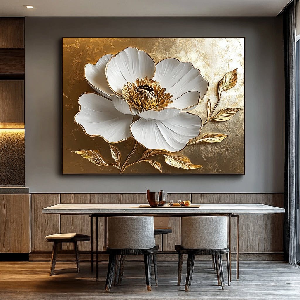 Home Wall Art: Ethereal Bloom V9 - Sense for Decor