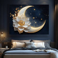 Home Wall Art: Midnight Bloom V5