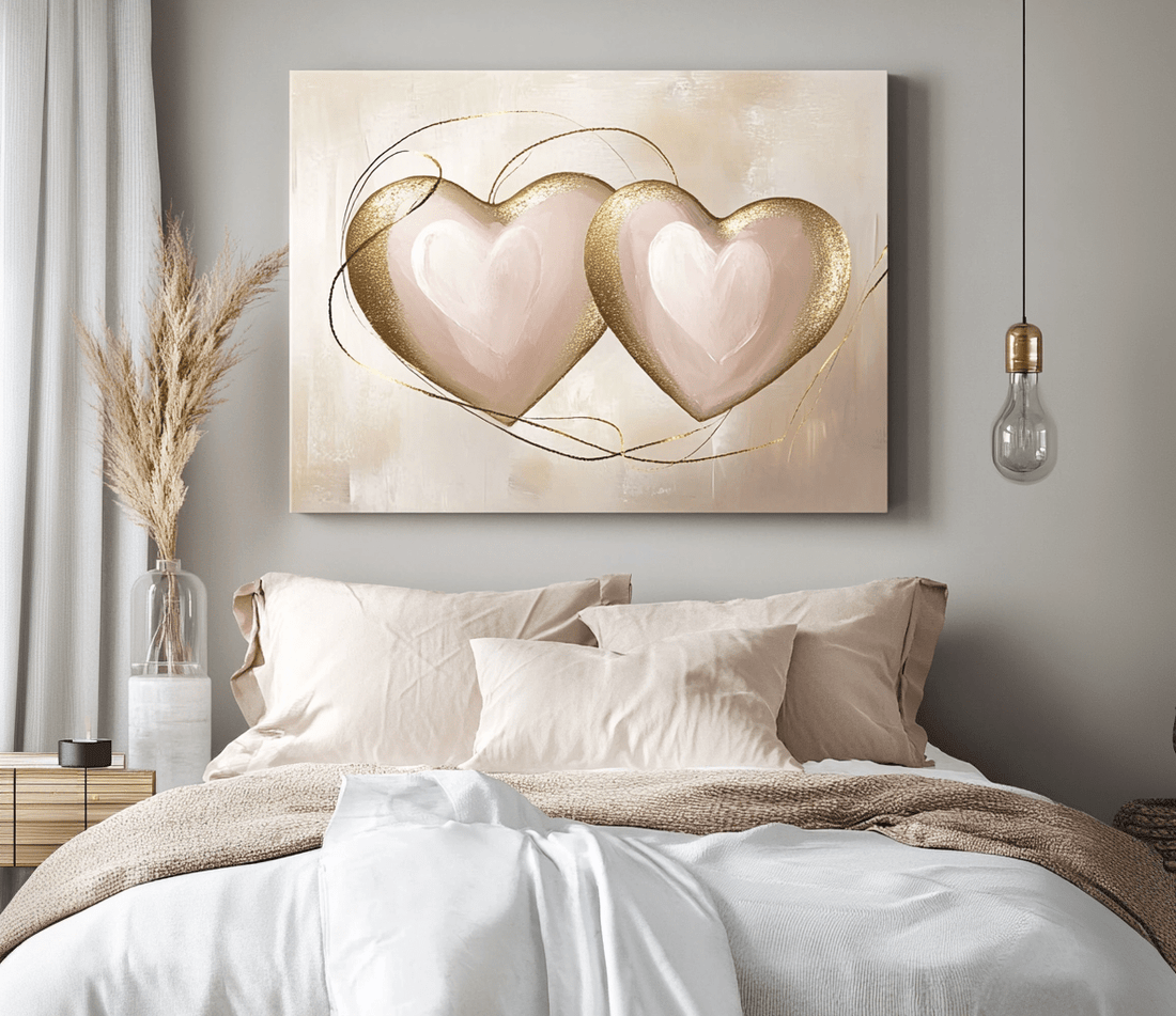 Home Wall Art: Twin Hearts - Sense for Decor