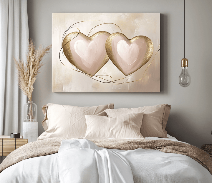 Home Wall Art: Twin Hearts - Sense for Decor