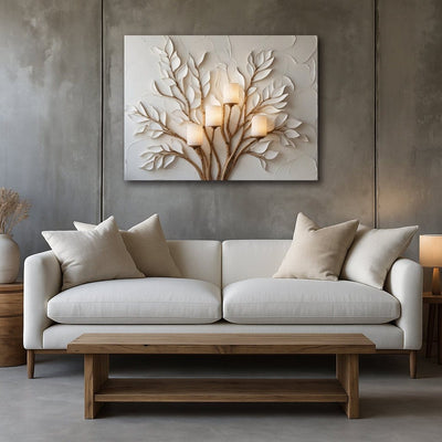Luminous Roots Tree - Inspired Canvas Wall Art - Sense for Decor