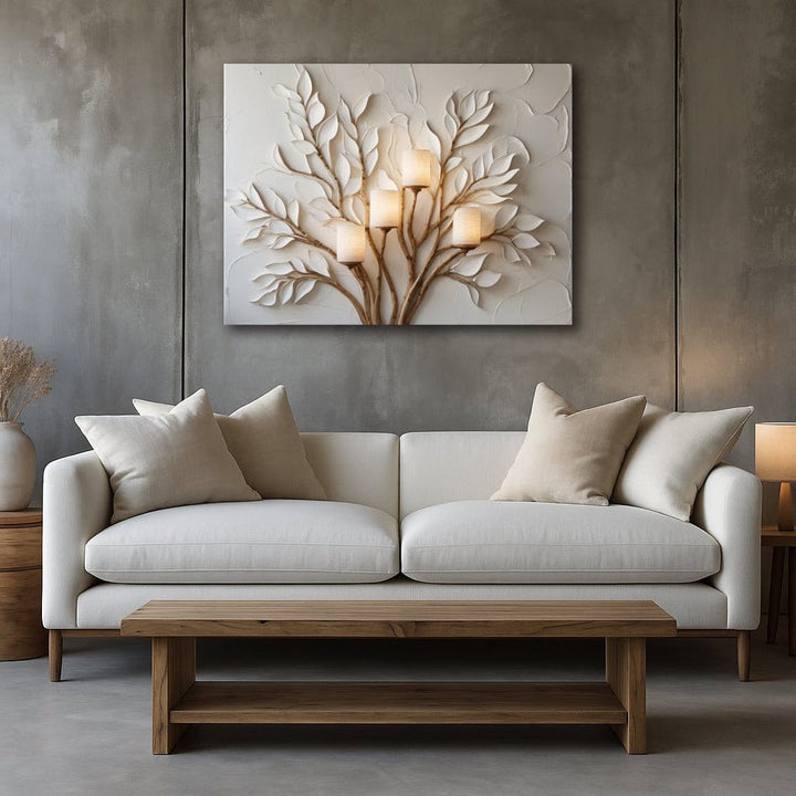 Luminous Roots Tree - Inspired Canvas Wall Art - Sense for Decor