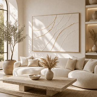 Gilded Flow Wall Art – Hand Painted Atelier Collection