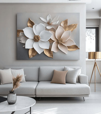 Nature Wall Art: Floral Symphony V6 - Sense for Decor