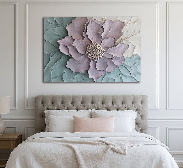 Pastel Garden Blossom Wall Art – Oversized Botanical Elegance - Sense for Decor