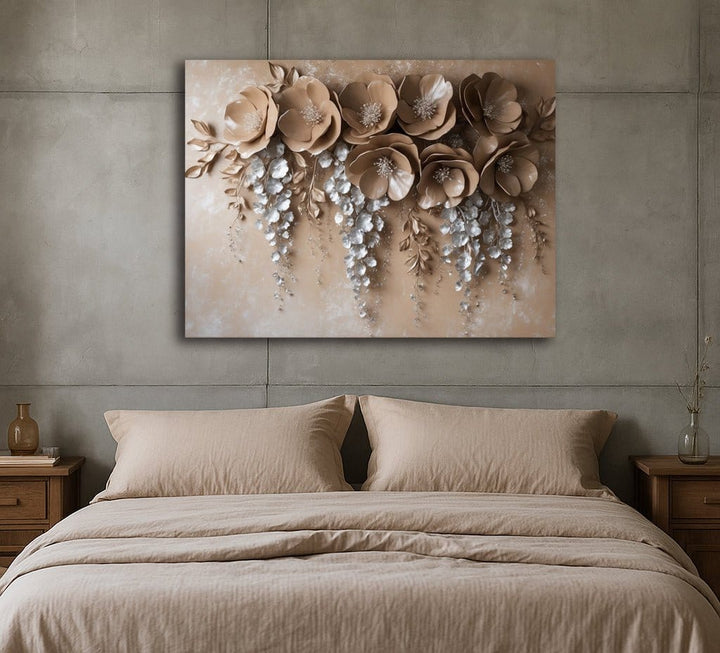 Soft Elegance Bloom Floral Wall Art Canvas Print - Sense for Decor