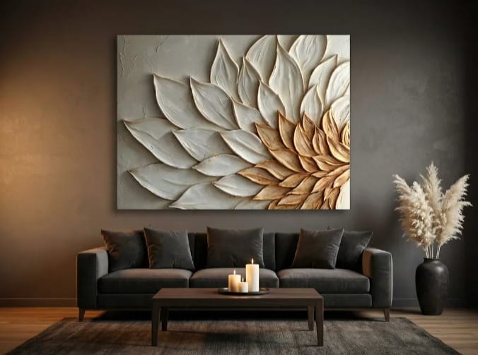 Solstice Bloom – Radiant Floral Wall Art for Modern & Boho Interiors - Sense for Decor
