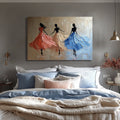 Trio of Elegance – Graceful Women in Motion Canvas Wall Art