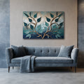 Twilight Grove Elegant Tree Branches on Canvas Print