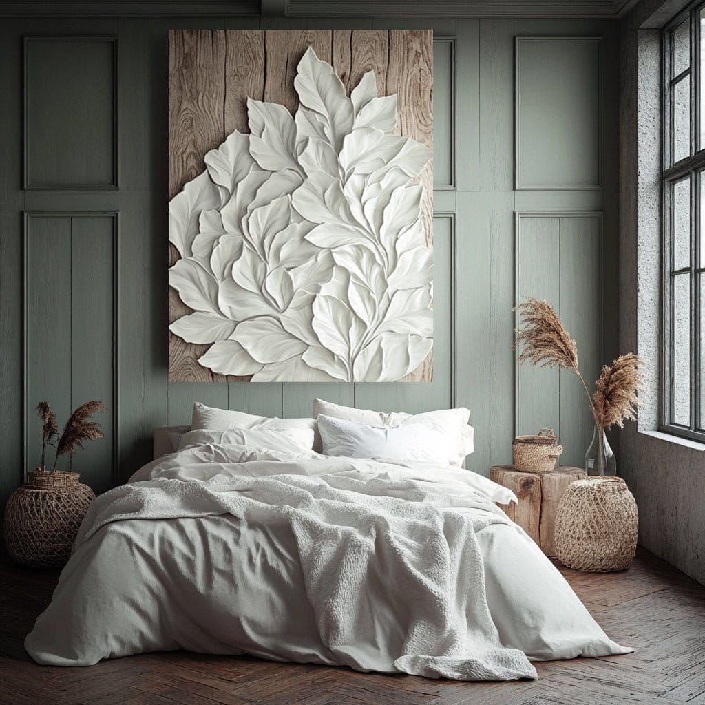 Whispering Leaves - Elegant Botanical Wall Art - Sense for Decor