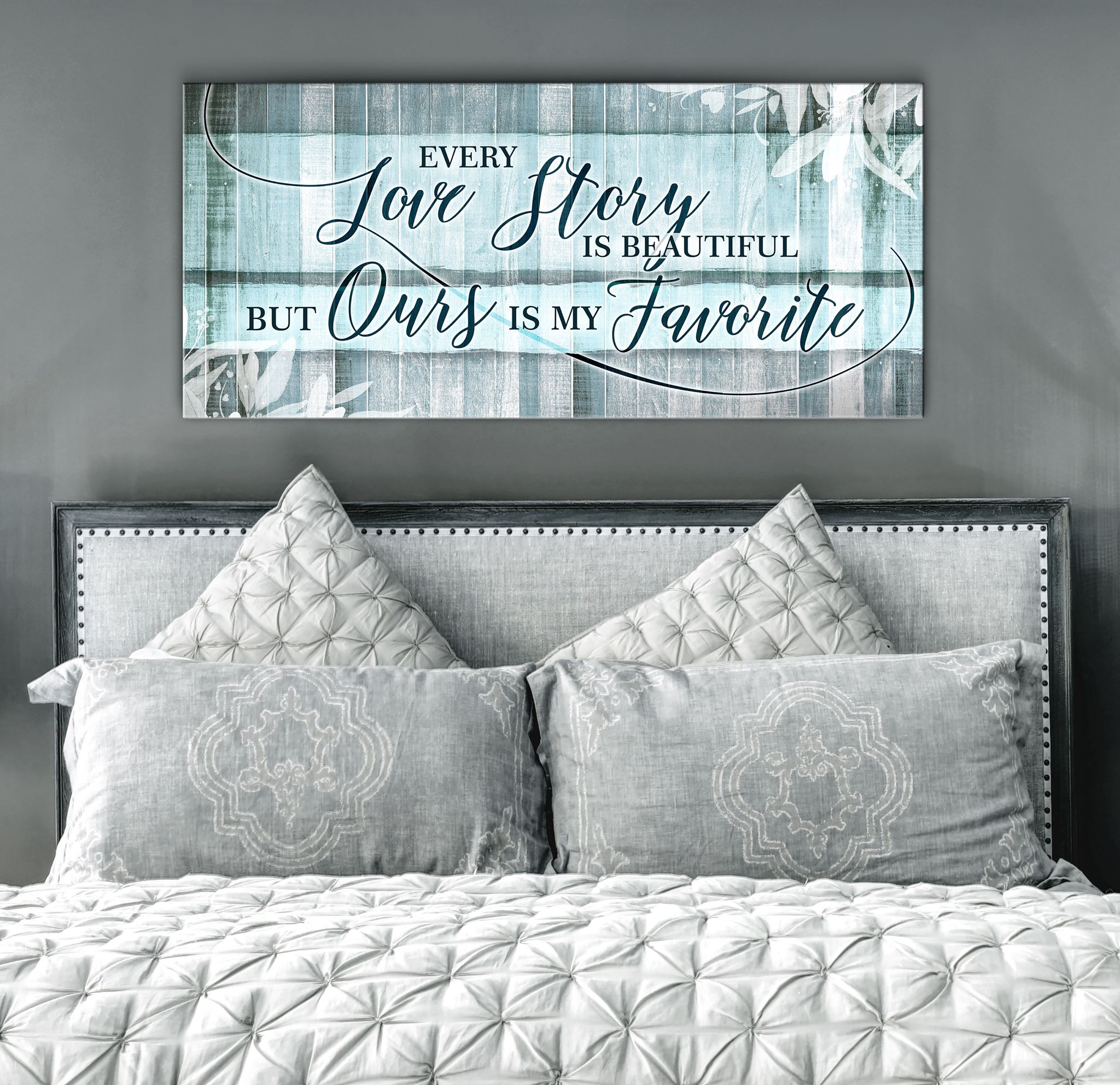 Bedroom sign store | Love Story Sign | Every Love Story |