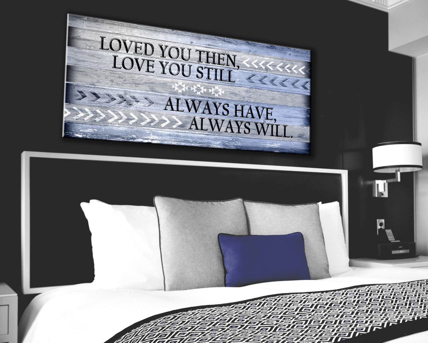 Bedroom Wall Art: Love You Still Large Wall Art 2 Sizes Available (Wood Frame Ready To Hang)