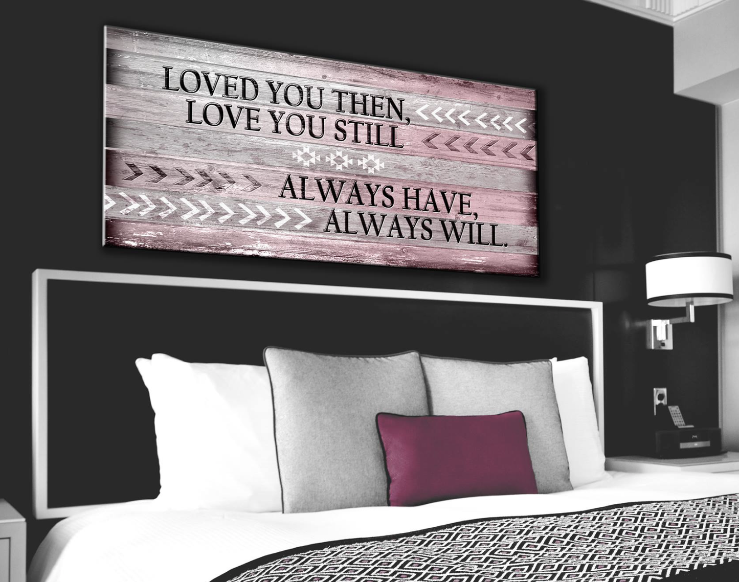 Bedroom Wall Art: Love You Still Large Wall Art 2 Sizes Available (Wood Frame Ready To Hang)