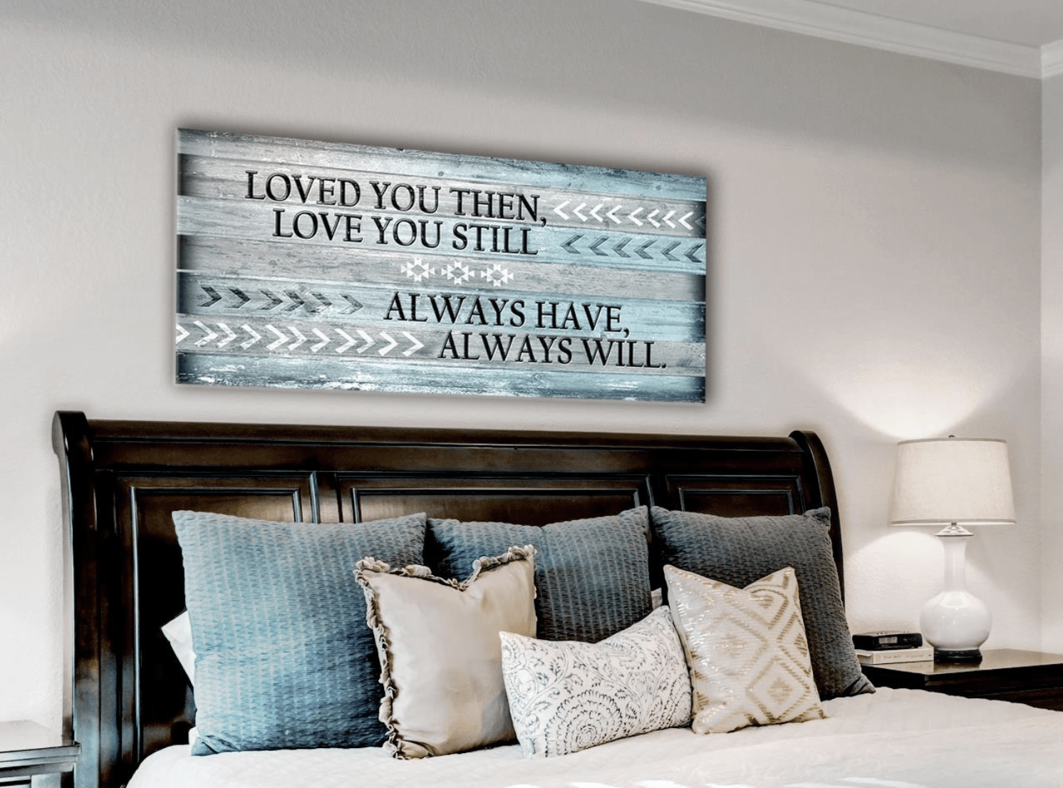 Bedroom Wall Art: Love You Still Large Wall Art 2 Sizes Available (Wood Frame Ready To Hang) - Sense for Decor