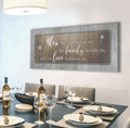 Christian Wall Art: Bless the food before us - Mealtime Prayer Wall Art