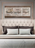 Christian Wall Art: So Very Thankful Forever Grateful Unbelievably Blessed