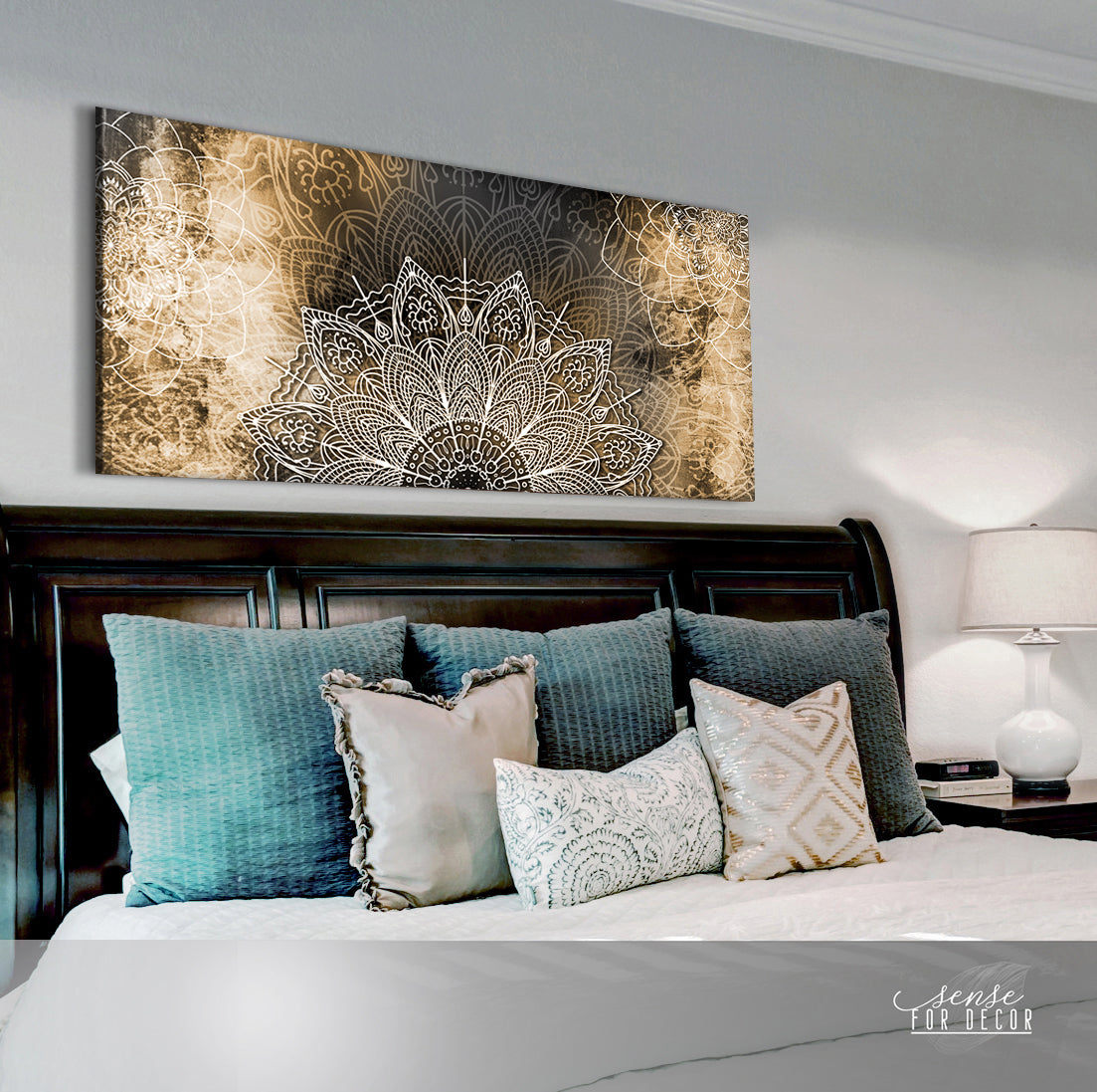 Mandala above shop bed