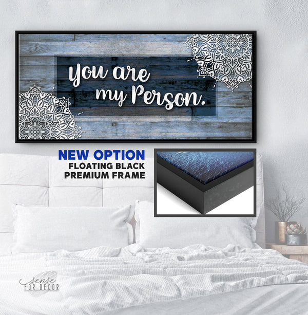 Couples Wall Art You Are My Favorite Person V3 (Wood Frame Ready To H