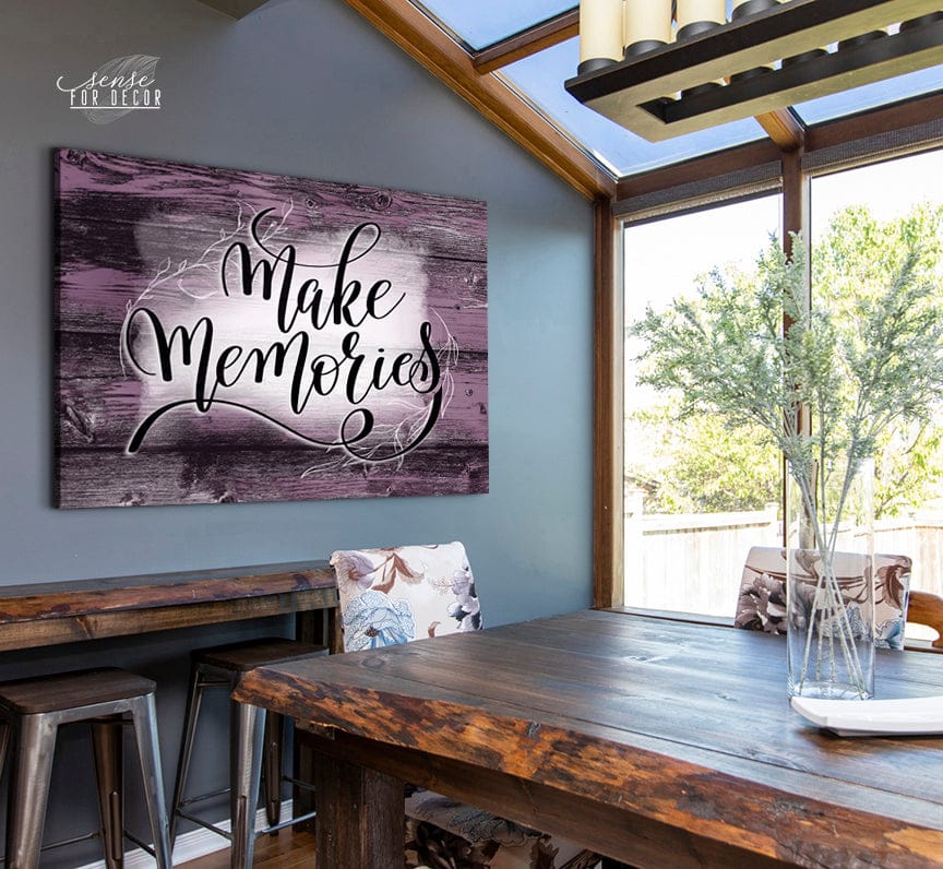 Home Wall Art Make Memories Wood Frame Ready To Hang Sense