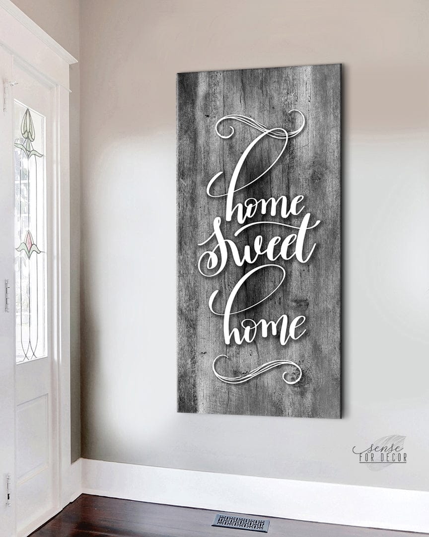 Home Wall Art: Put Your Arms Around Me And I'm Home (Wood Frame Ready -  Sense for Decor