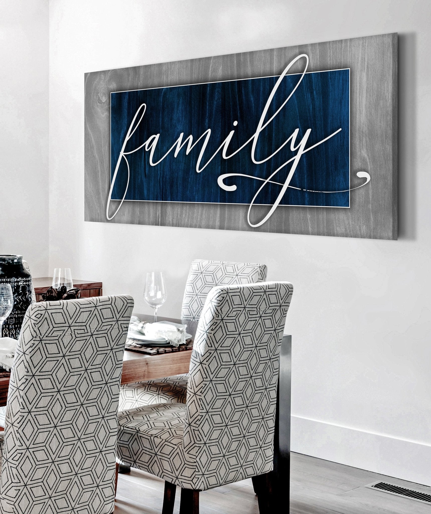 Family Canvas Wall Art – Inspirational Quote Home Décor - Sense for Decor