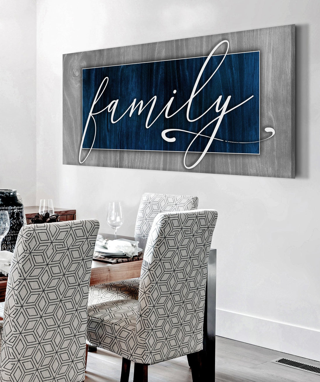 Family Canvas Wall Art – Inspirational Quote Home Décor - Sense for Decor