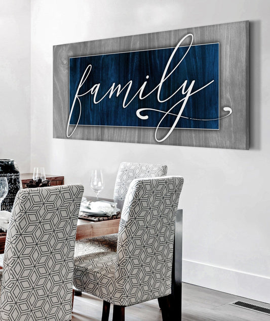 Family Canvas Wall Art – Inspirational Quote Home Décor - Sense for Decor